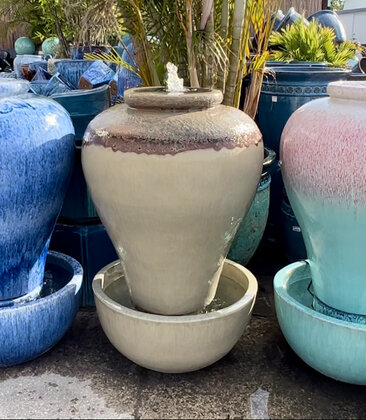 Premium Sarasota Glazed Fountain Large WRMB