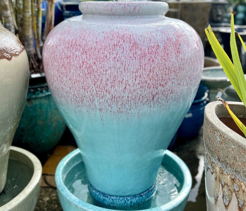 Premium Sarasota Glazed Fountain Large WRMB