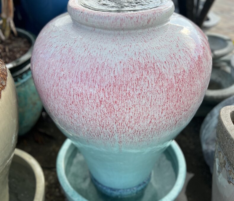 Premium Sarasota Glazed Fountain Large WRMB