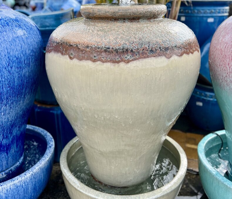 Premium Sarasota Glazed Fountain Large VNC