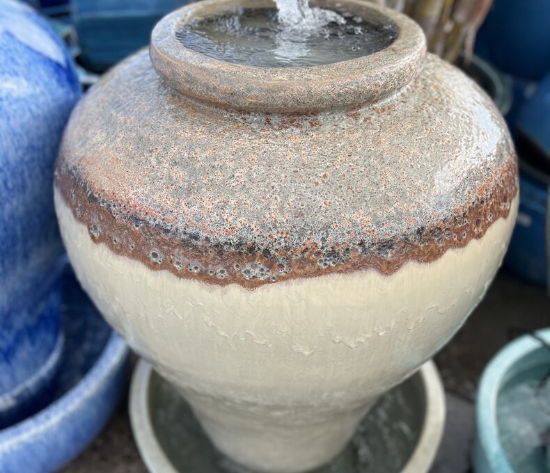 Premium Sarasota Glazed Fountain Large VNC