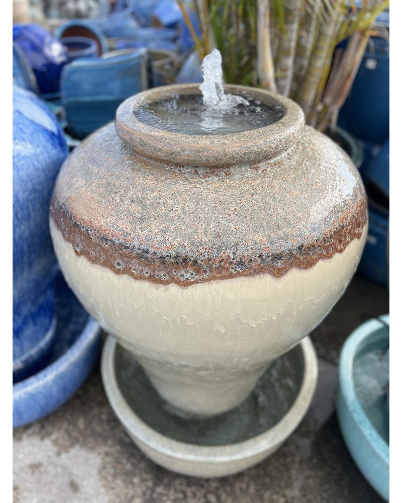 Premium Sarasota Glazed Fountain Large VNC