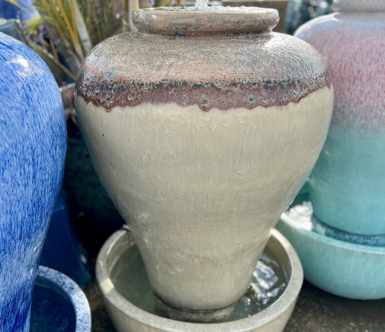 Premium Sarasota Glazed Fountain Large VNC