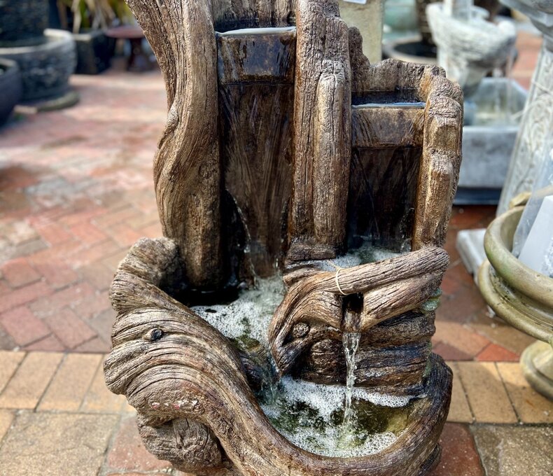 Double Log Fountain