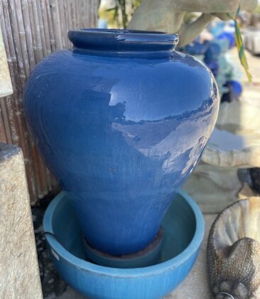 Premium Sarasota Glazed Fountain Large U