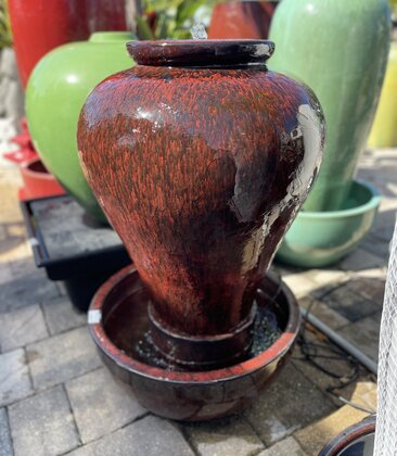 Premium Sarasota Glazed Fountain Medium LB