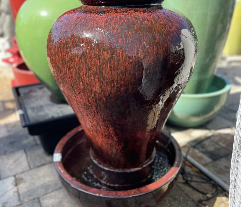 Premium Sarasota Glazed Fountain Medium LB