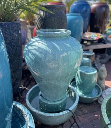 Premium Sarasota Glazed Fountain Medium SMB