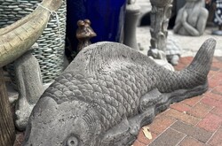 Giant Koi Statuary BG 130lbs - PotteryScapes