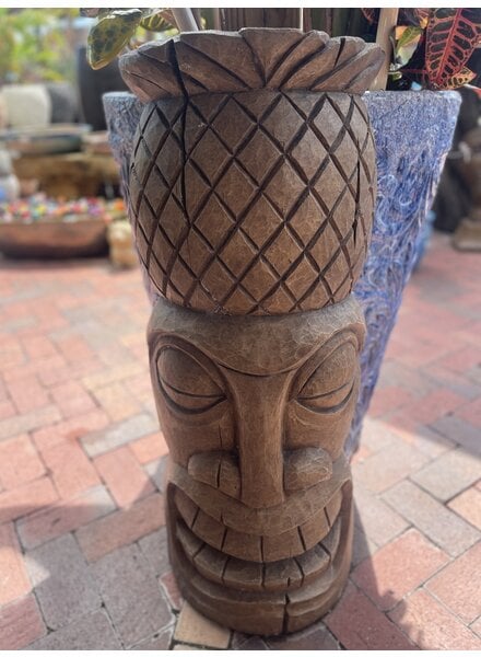 36" PINEAPPLE TIKI FACE 105