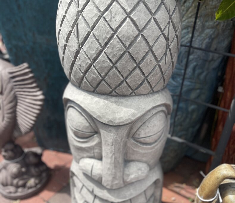 36" PINEAPPLE TIKI FACE 105 LBS