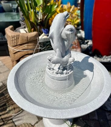 46" Dolphin Fountain