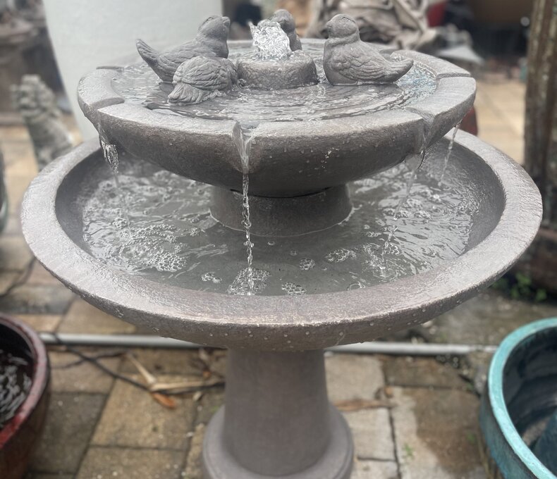 Tranquility Spill Fountain Bird