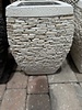 Milan Tall Rounded Square Stacked Slate Planter Small O