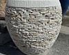 Sarasota Decor Stacked Slate Planter Small O