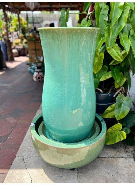 Kev Jar Fountain with Base  GS
