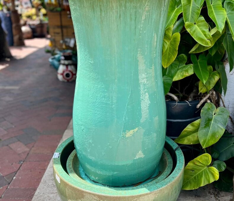 Kev Jar Fountain with Base  GS