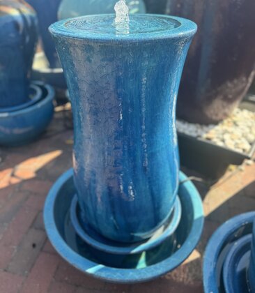 Kev Jar Fountain SMALL with Base  FA