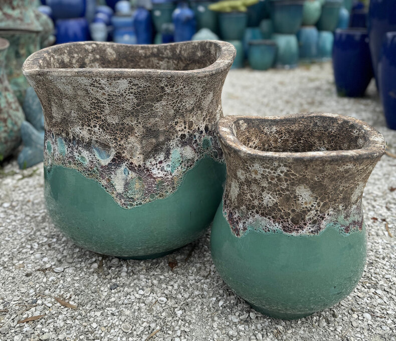 Lava Pacific Wave Planter Large LA