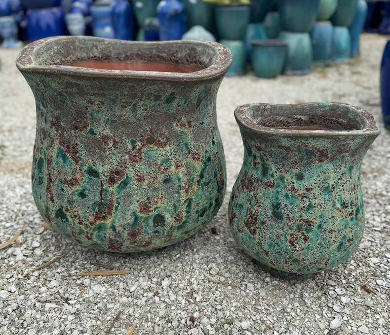 Lava Pacific Wave Planter Large BG