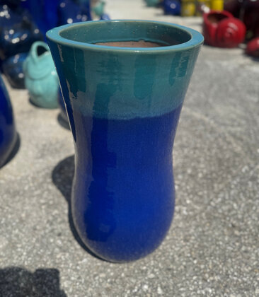Kev Jar Planter SM BGLB