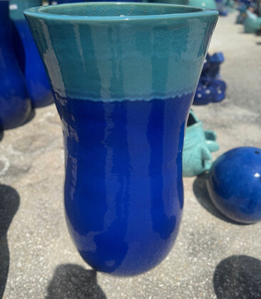 Kev Jar Planter LG BGLB