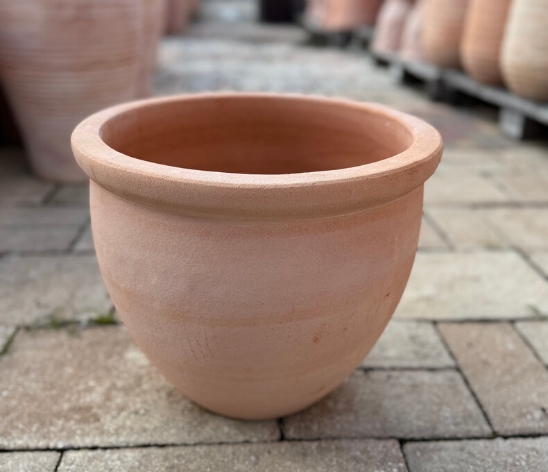 Premium Rolled Rim Terracotta Bowl Sm