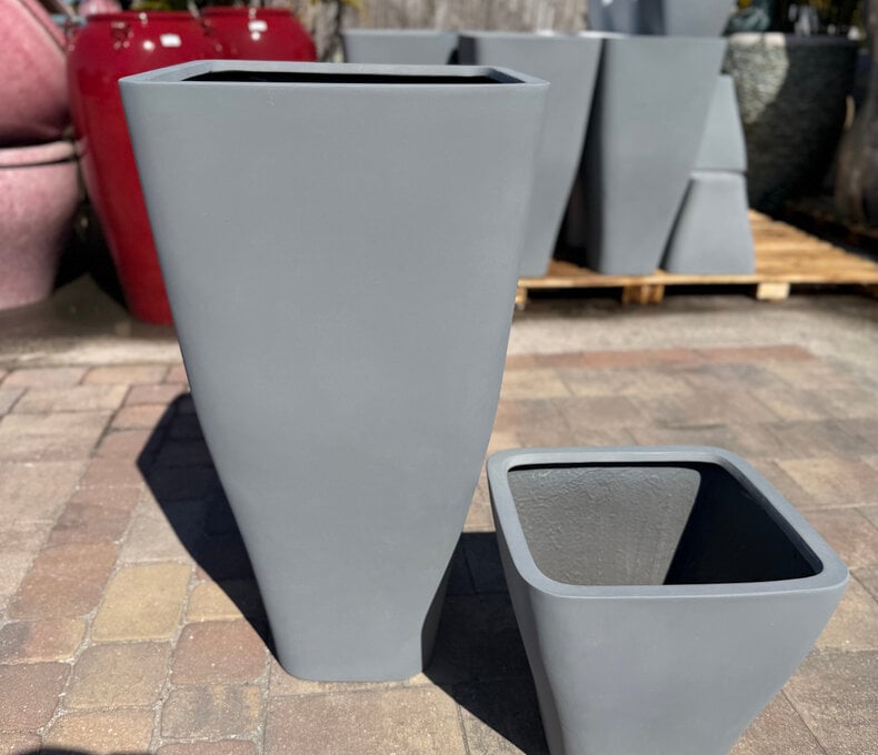 Calusa Polystone Tall Tapered Squares LG