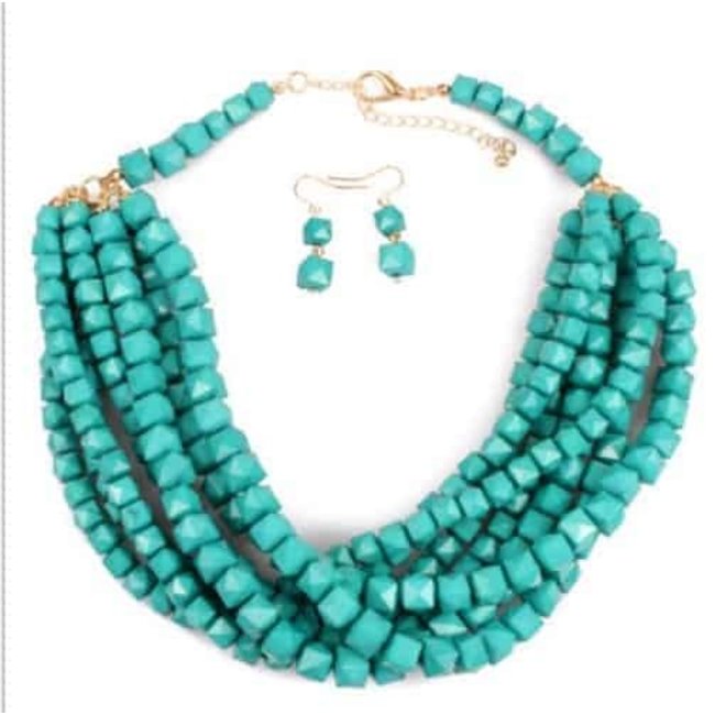 Turquoise Necklace & Earring Set