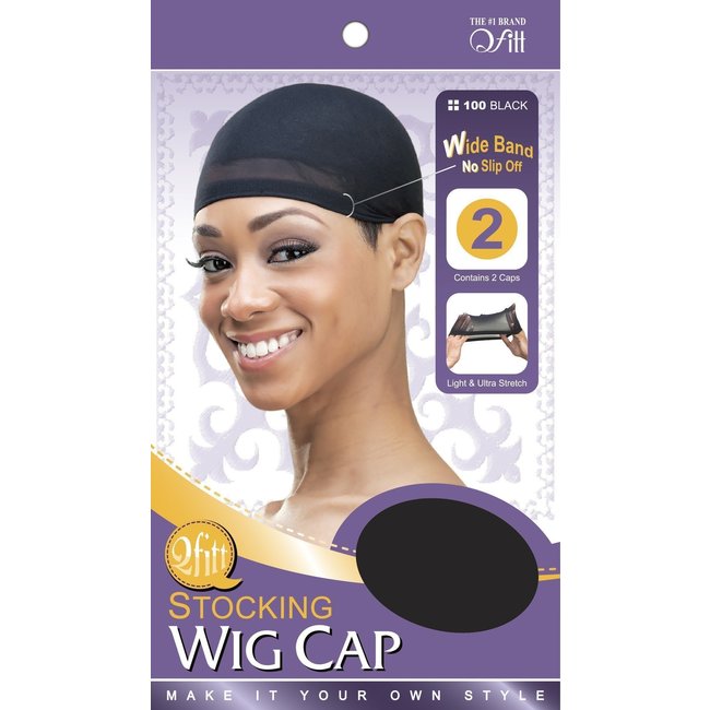 Stocking Wig Cap Black