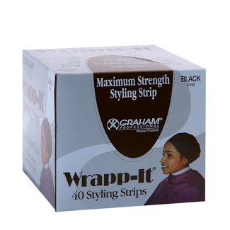 Wrapp-It Styling Strips Black