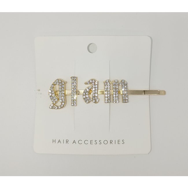 Word Hair Clips