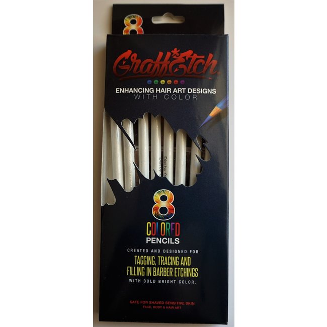 Graffetch Barber Pencils White