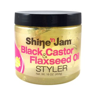 Shine & Jam Black Castor Flaxseed Oil