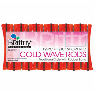 Cold Wave Rods Short Red 1/10
