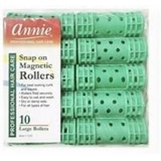 Annie Large Green  Snap-On Magnetic Rollers