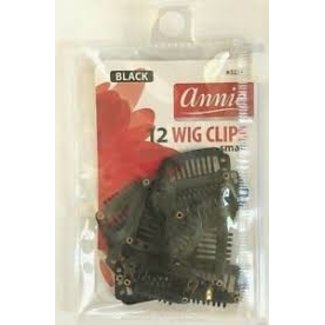 Annie 12 Wig Clips Small