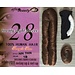 Afro Beauty Human Weave 28pcs Color F1B/33