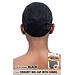 Crochet Wig Cap with Combs-Black