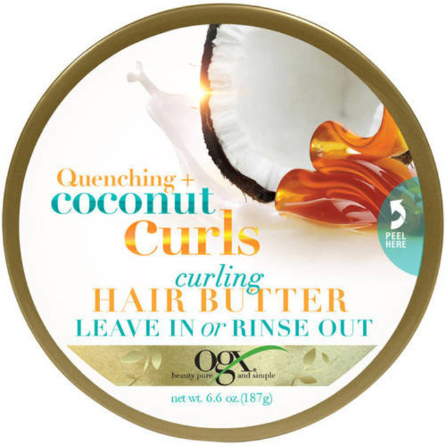 OGX Quenching Coconut Curls Curling Hair Butter 6.6oz
