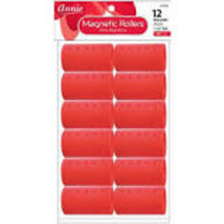 ANNIE ROLLERS MAGNETIC RED 12CT