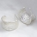 Wide Worn Silver Hoops