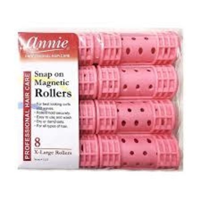 ANNIE ROLLERS SNAP-ON MAGNETIC (XL) 8ct,