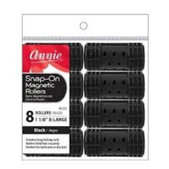 ANNIE ROLLERS SNAP-ON MAGNETIC (XL) 8ct,