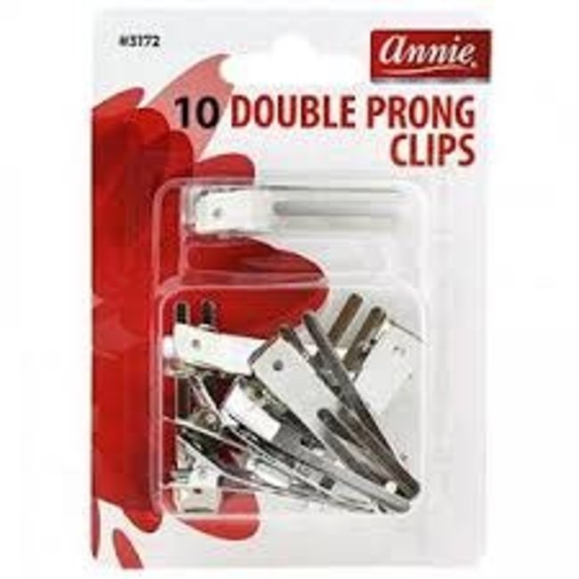 Annie Prong Double Clips 10CT