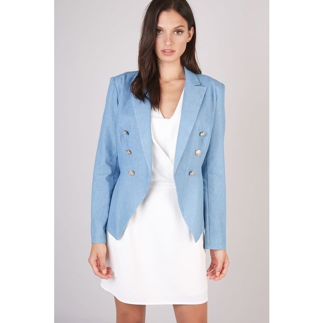 Light Denim  Blazer