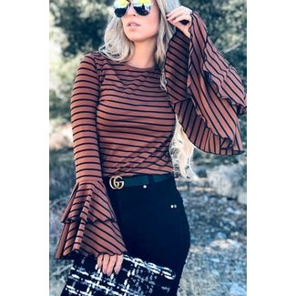 Double Bell Sleeve Top
