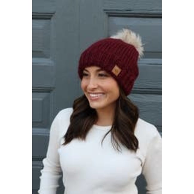 Beanie w/Pom Pom