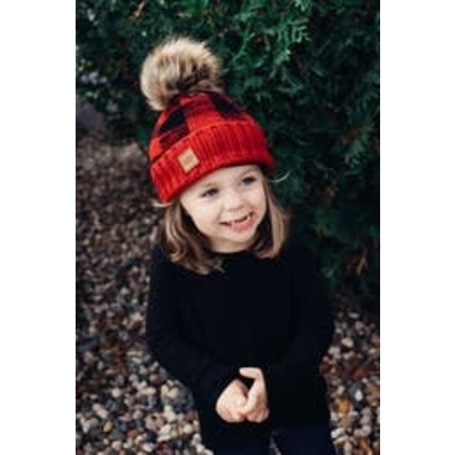 Kids Beanie w/PomPom