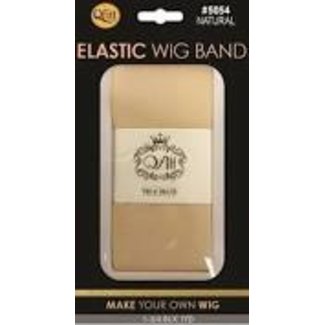 Elastic Wig Band Beige Wide